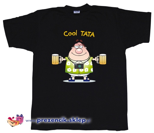 koszulka Cool Tata -tourist - prezent dla taty