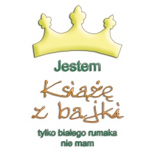 Koszulka dla chłopaka - Książę z bajki