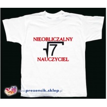 Koszulka dla nauczyciela - Nieobliczalny Nauczyciel