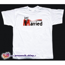Koszulka dla nowożeńców ,,Just Married" 