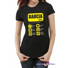 Koszulka  Firma " BABCIA S.A."