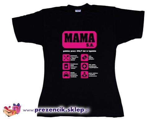 Koszulka  Firma " MAMA S.A."