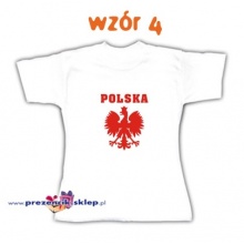 Koszulka kibica - POLSKA i ORZEŁ - wersja 2 - prezent dla chłopaka