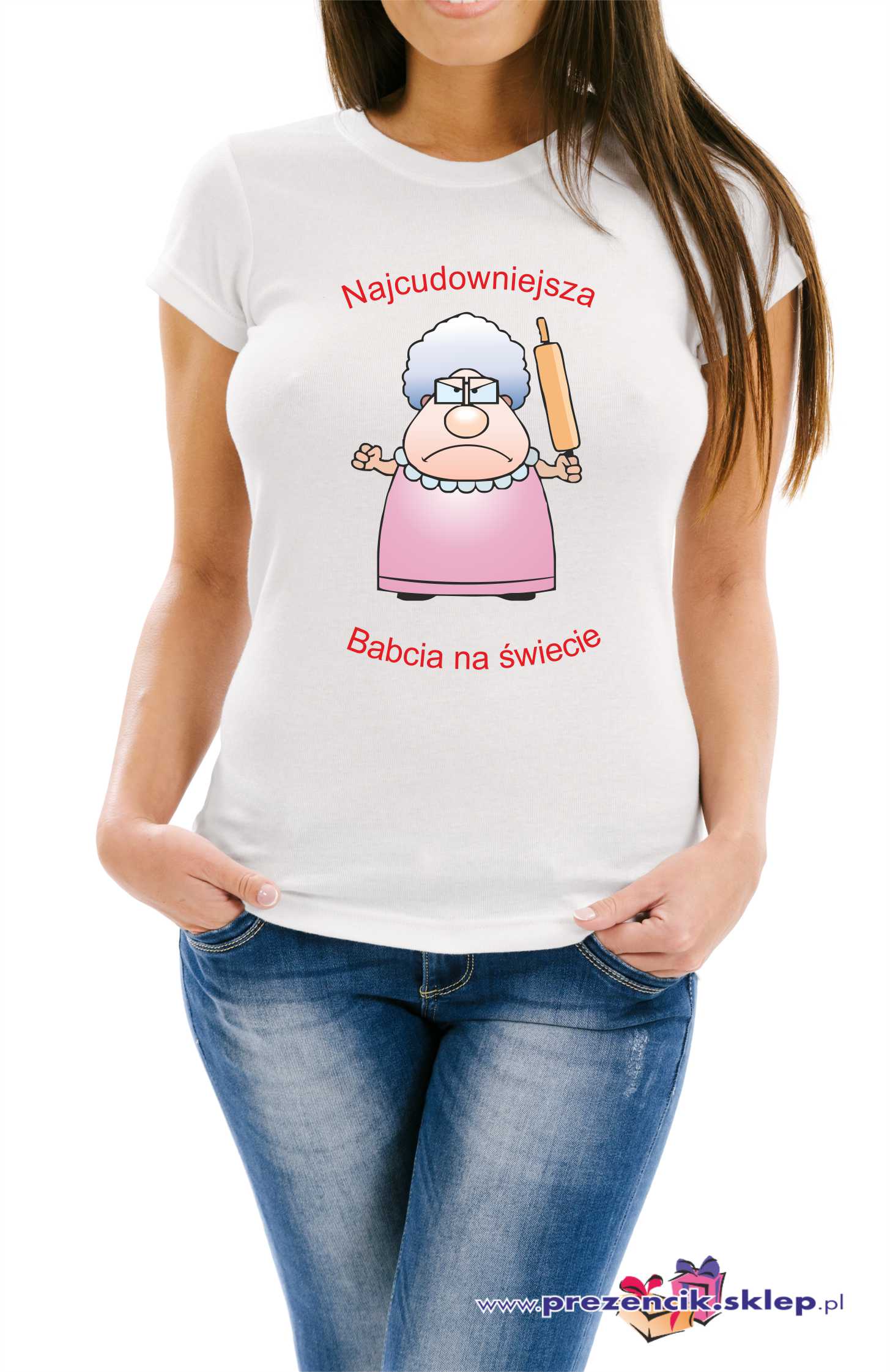 Koszulka  Najcudowniejsza Babcia na świecie - super prezent dla babci