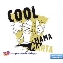Koszulka - pełnokolorowa cool mama 2