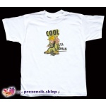 Pełnokolorowa koszulka z napisem „Cool tata"