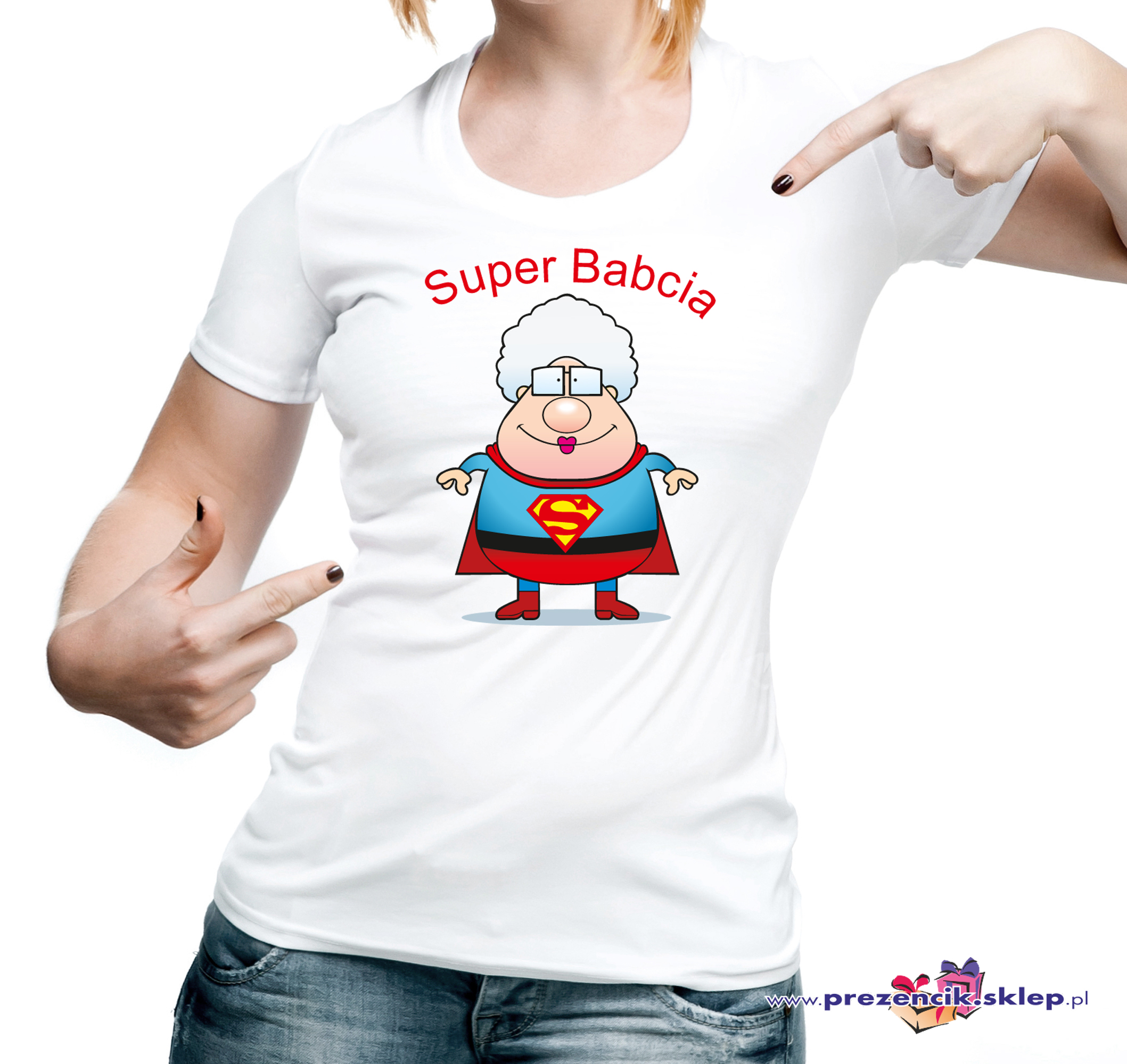  Koszulka  Super Babcia