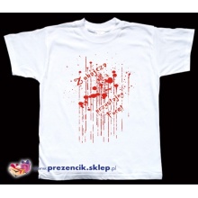 Krwawa Koszulka - Zabójczo Przystojny Chłopak - super prezent na dzień chłopaka