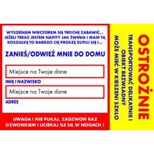 Zanieś mnie do domu - koszulka dla imprezowicza/imprezowiczki